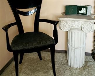 Collector's chair & pedestal