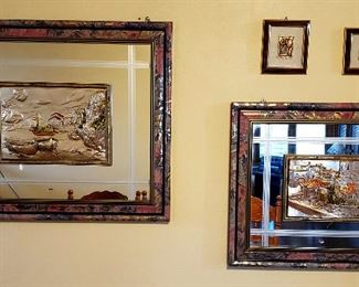 Pair mirrors with pictures