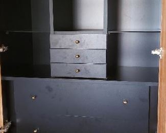 Large cabinet interior