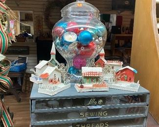 Lily thread cabinet found in basement 