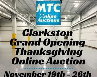 Clarkston Grand Opening Thanksgiving Online Auction