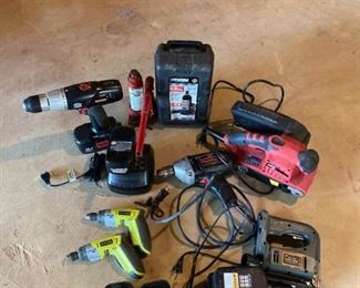 Drills Sander Jigsaw and Other Items