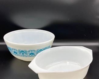 White Pyrex Dishes
