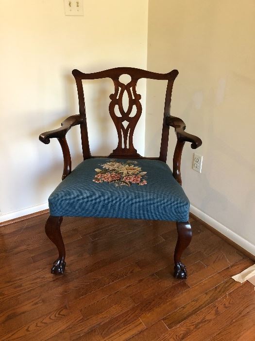 Chippendale Arm Chair sat in by George Washington