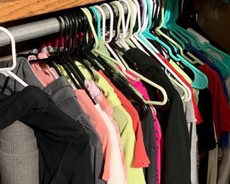 Men's and Women's clothes for sale. 