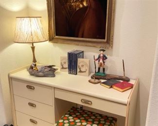 Classic “Hollywood White” Desk