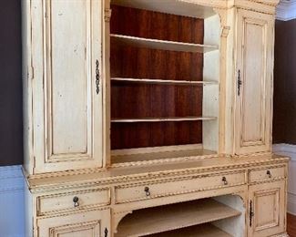 Beautiful Aegean Cupboard with Hutch                             (from Green Front Interiors)
96"W x 28"Dx103"H