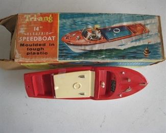 Tri-ang Speedboat in the box