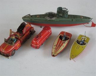 1940's Tin wind-up toys