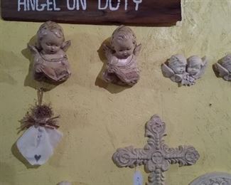 Crosses and angels