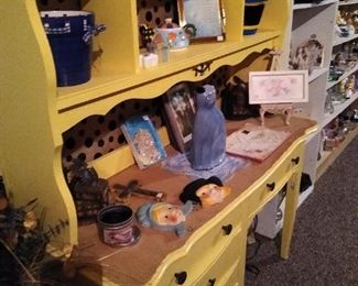 Yellow desk