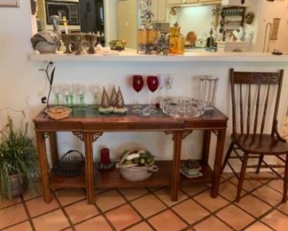 Great Lucite Vase & Serving Dish