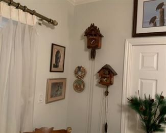 Vintage Cuckoo Clocks