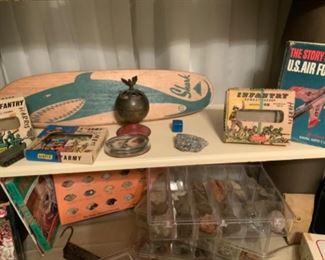 Vintage Shark Skateboard