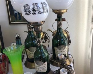 Custom Tattinger Lamps