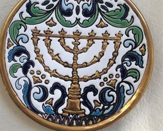 Hand painted in ceramic made in Israel