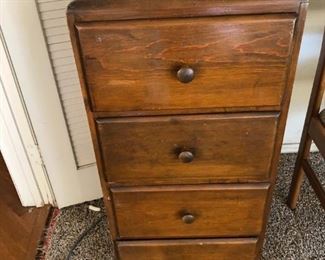 Vintage wood cabinet