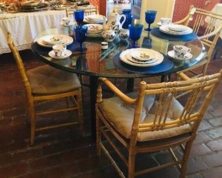 precious breakfast set with lots of fine Copeland Spode china