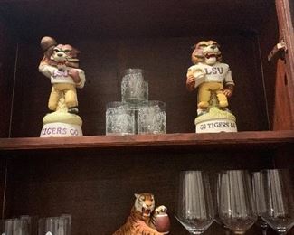 LSU liquor decanters