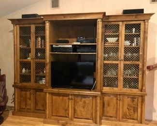 Hickory  wall unit