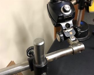 Bausch & Lomb laboratory grade stereo microscopes w/stands 