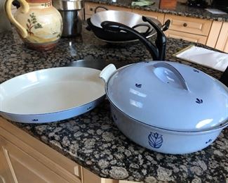 Vintage enamel cookware 