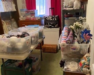 Crafting Room - Beads, Storage Boxes, Ribbon, Crafting Tools and Supplies, Sewing Machines