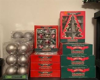 Christmas Bulbs, Christopher Radko Shiny Brites