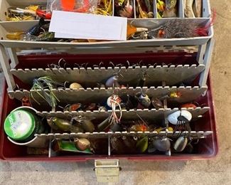 Fishing Lures and Tackle Box
