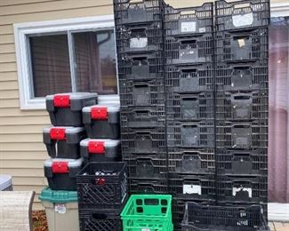 Empty Totes and Crates