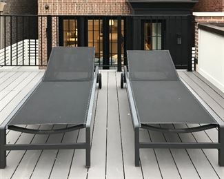 ARD OUTDOOR 
PAIR DYLAN SLING CHAISES
SO LD