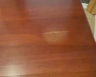 Vintage Hardwood Drop Leaf Table 30x38x21.5-60in HxWxD
