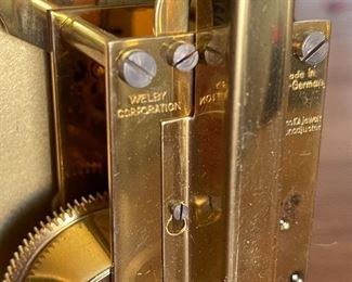 Welby West-Germany Anniversary Clock 12in H x 6.5in Diameter