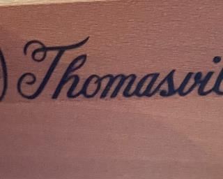 Thomasville Cherry Wood Display Case	80x64x21in	HxWxD
