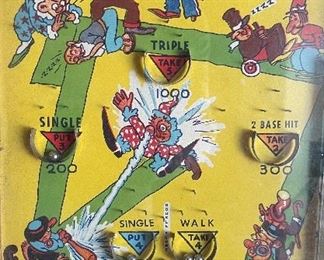 Vintage Poosh-m-up Jr Tabletop Pinball Game 1x11x17in HxWxD