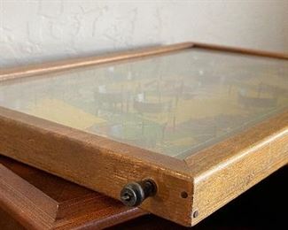 Vintage Poosh-m-up Jr Tabletop Pinball Game 1x11x17in HxWxD