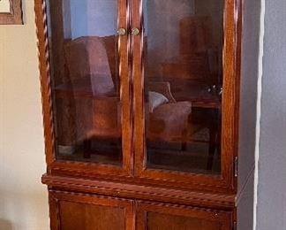 AS-IS Bombay Display Cabinet 76x29x16in HxWxD