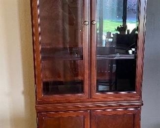 AS-IS Bombay Display Cabinet 76x29x16in HxWxD