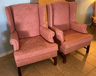 J Raymond Collection Wingback Chair Pink Floral Print #1
J Raymond Collection Wingback Chair Pink Floral Print #2