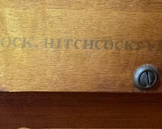 Hitchcock Classic Stenciled Maple 1 drawer Desk 33.5x32.5x17.5in HxWxD