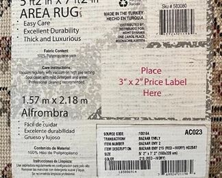 5x7 Alfrombra Area Rug