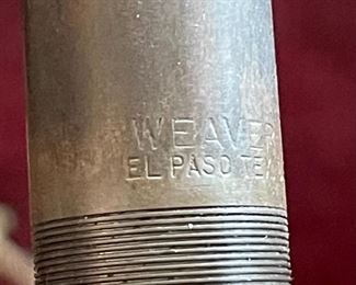 Vintage Weaver Scope B4 Brass 11.5in Long