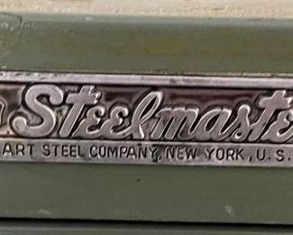 Steelmaster Large Vintage File Cabinet Industrial 54x21x28in HxWxD