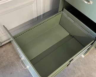 Steelmaster Large Vintage File Cabinet Industrial 54x21x28in HxWxD