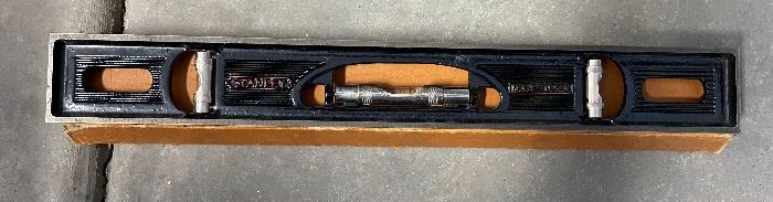 Stanley 36G Cast Machinists Level in box 18in Long