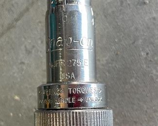 Snap-on 3/8" Flex Drive Torque Wrench 275E 12.25in long