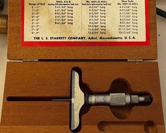 Starrett 445 Micrometer Depth Gauge