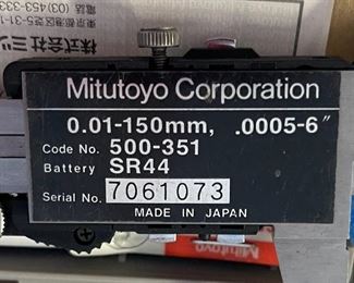 Mitutoyo Digimatic 500-351 Calipers in Case