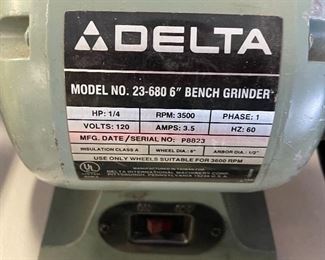 Delta 23-680 6in Bench Grinder