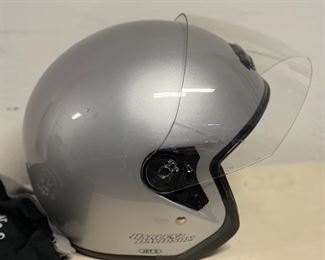 Harley Davidson Helmet Silver Dot Helmet XL